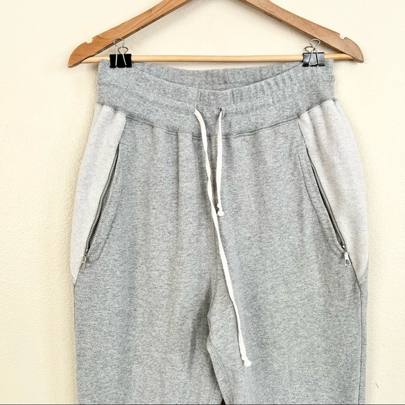 BRISTOL STUDIO Slim Sweats in Heather Grey - Picture 6 of 10